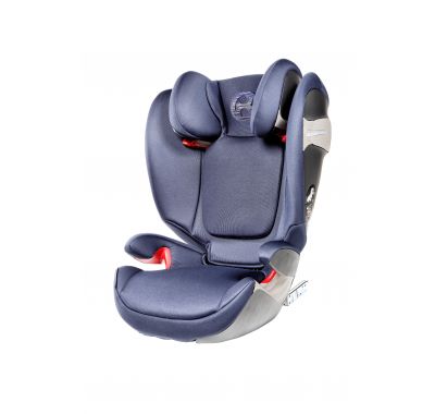 Cybex Gold - Silla de coche Solution S-Fix, para coches con y sin Isofix,  Grupo 2/3 (15-36 kg), Desde los 3 hasta los 12 años aprox., Azul (Navy Blue)