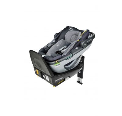 Kinderkraft SAFETY FIX 2 I-SIZE 75-150 cm Silla coche grupo 1 2 3 isofix,  Asiento de coche amplio y blando para niño, Arnés interior de 5 puntos,  Reposacabezas ajustar, Reductor modular, Gris : : Bebé