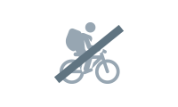 Evitar pesos para no perder el equilibrio en la bici