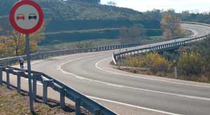 Tramos de riesgo en carreteras RACE