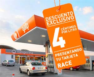 Descuento en carburante Galp 4 cent