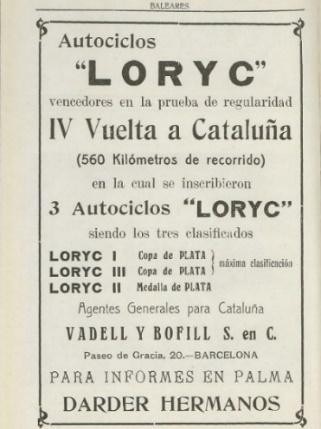 Historia de las marcas españolas de Cyclecars III 6
