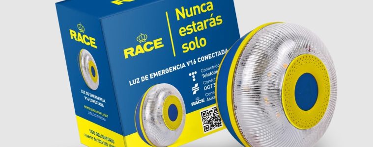 Consigue la luz de emergencia V16 con RACE