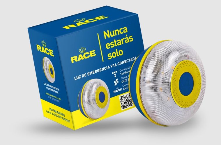 Consigue la luz de emergencia V16 con RACE