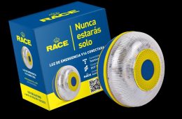 La luz de emergencia V16, con el RACE
