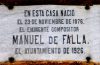 Manuel de Falla, música para la Generación del 27