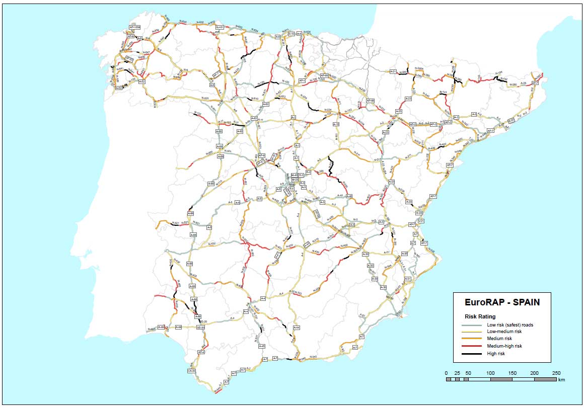 Mapa de carreteras 2014
