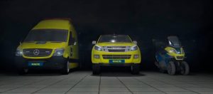 Flota de vehículos de asistencia en carretera del RACE