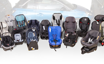 Mochilas portabebés, sillas de coche para niños pequeños y elevadores para  niños más mayores