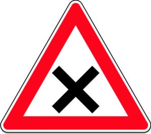 Intersección con prioridad de la derecha