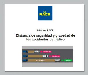 Informe distancia seguridad y accidentes de tráfico