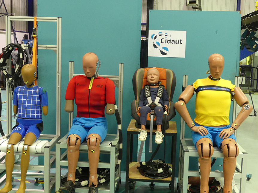 Crash test posiciones incorrectas al volante