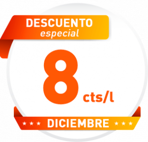 Descuento 8cts/l combustible