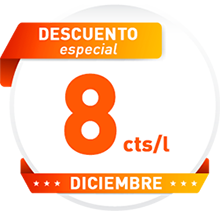 Descuento 8cts/l combustible