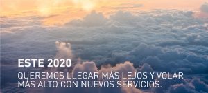 Volar alto con nuestros servicios