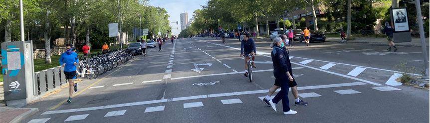 Convivencia conductores, peatones, ciclistas COVID19