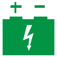 Icono batería eléctrica