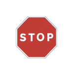 Señal stop