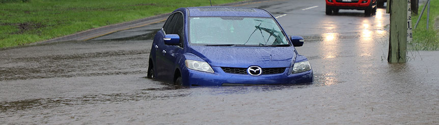 Cómo actuar riada coche