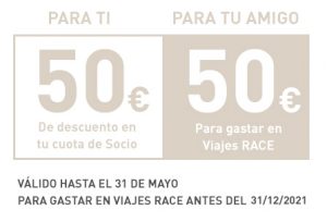 50€ para ti y 50€ viajes amigo