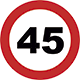 45 velocidad