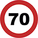 70 velocidad