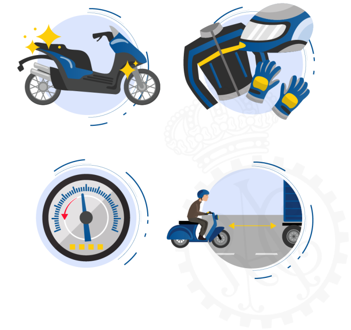 consejos conducir moto con lluvia