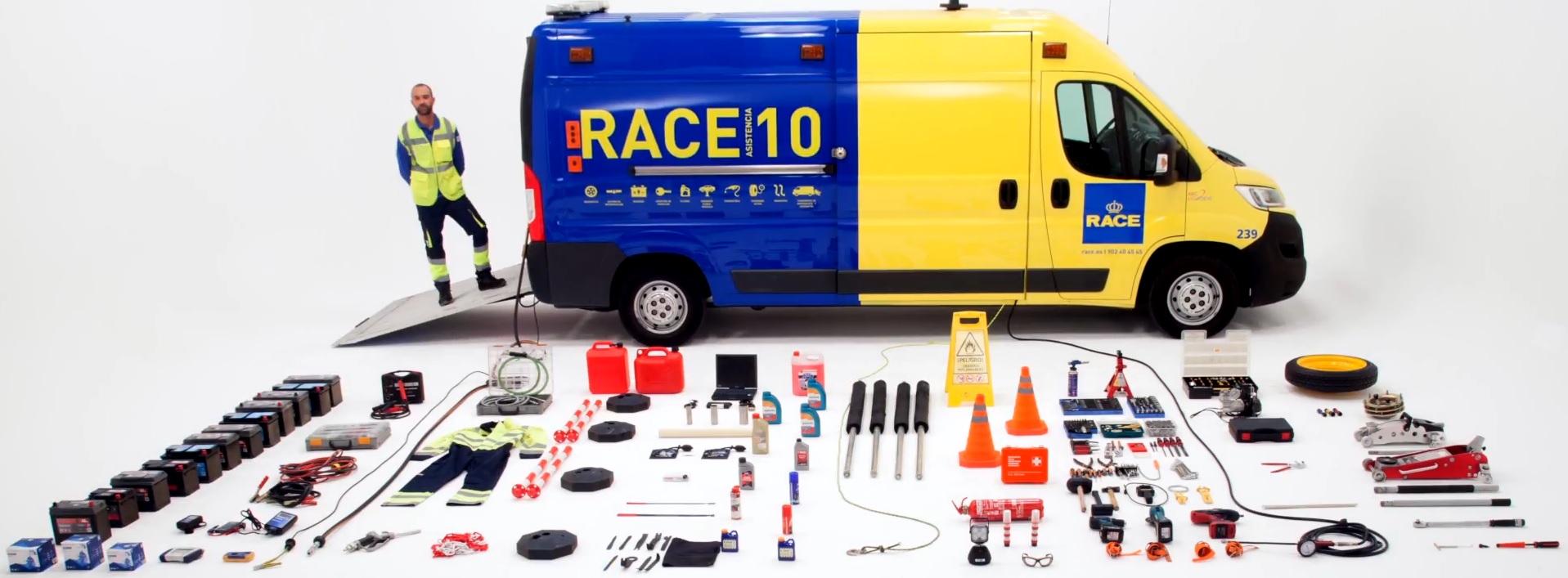 Vehiclulo RACE10 - Flota de asistencia del RACE