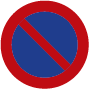Señal estacionamiento prohibido