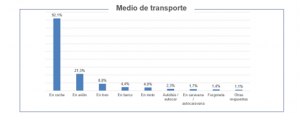 Estudio RACE medio de transporte Planes de verano 2022