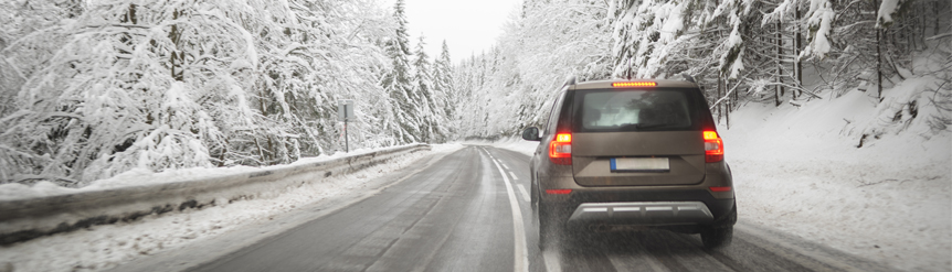 Averías de coches que pasan invierno en montaña