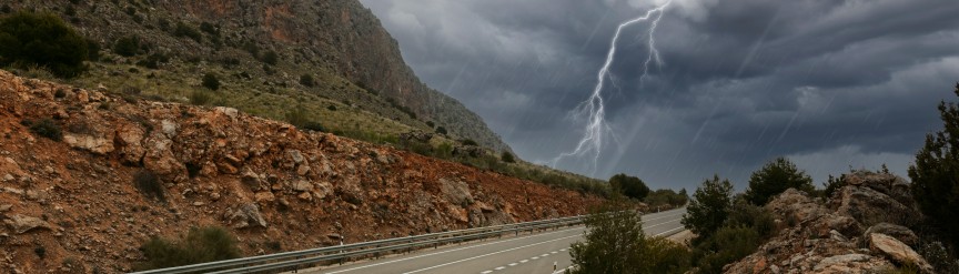 Rayo en el coche