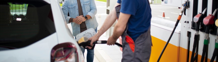 Multa por irse sin pagar la gasolina