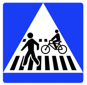 senalización paso de peatones