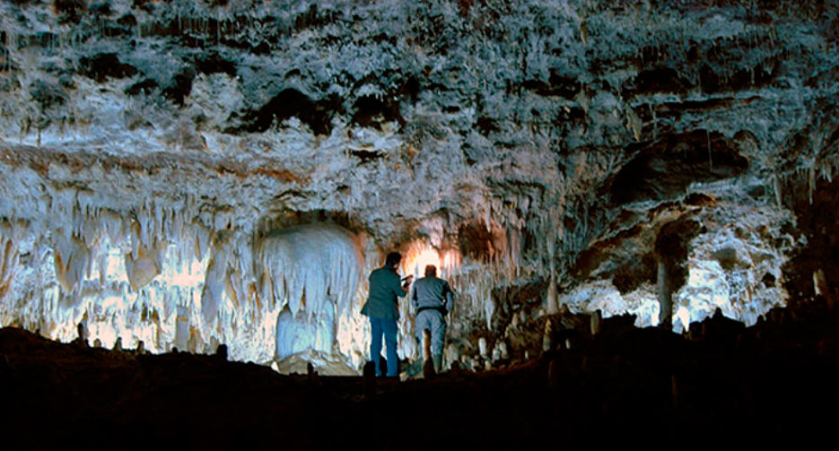 Interior de la cueva del Soplao