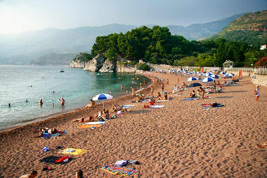 Sveti Stefan Playa en Montenegro
